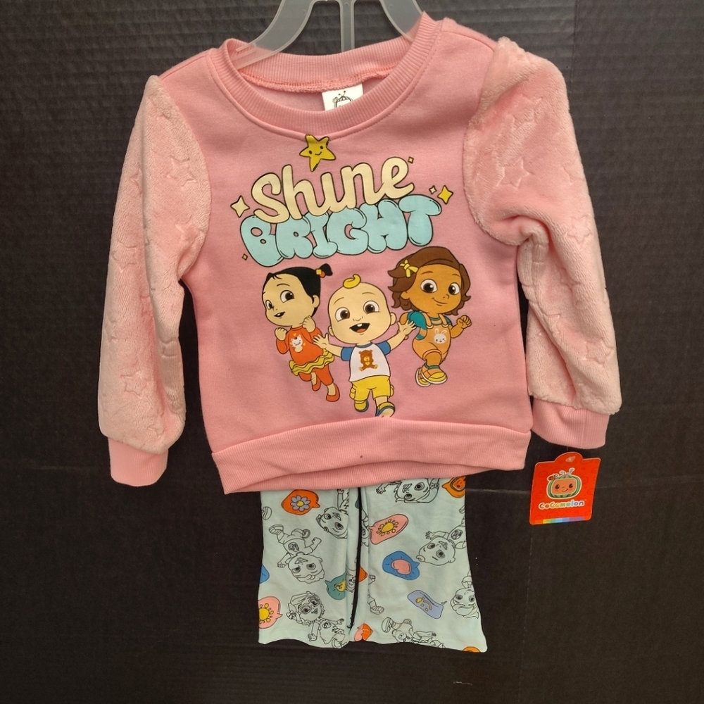Pink Kids Pajamas Set